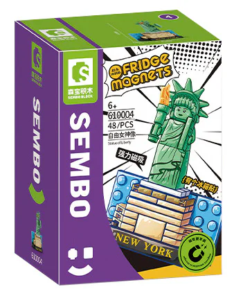 Creative refrigerator poster: The Statue of Liberty 森宝 SEMBO 610004