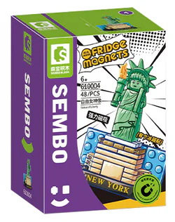 Creative refrigerator poster: The Statue of Liberty