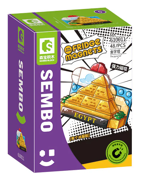 Creative refrigerator Poster: Pyramid 森宝 SEMBO 610011