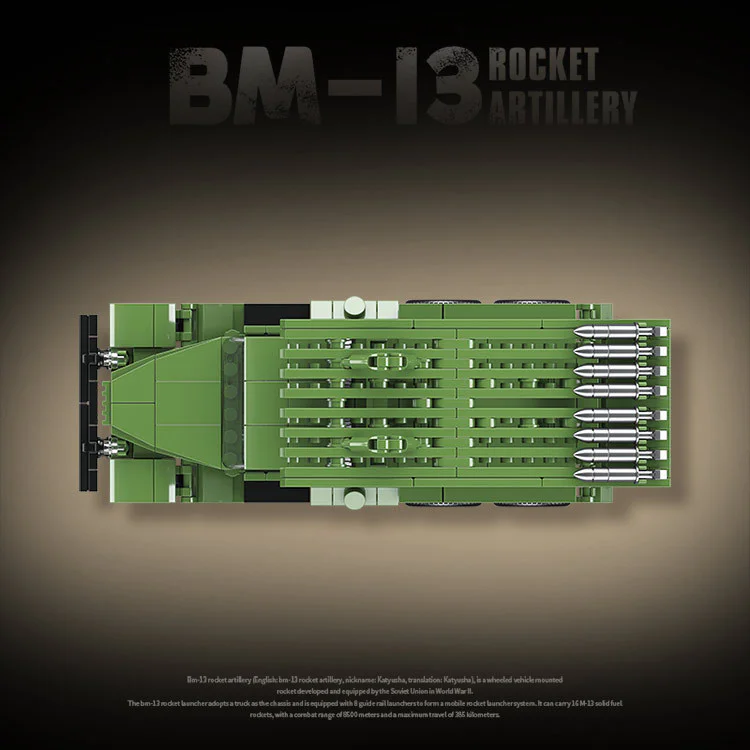KATYUSHA MULTI-LAUNCH ROCKET BM-13 QUANGUAN 100240 image 5