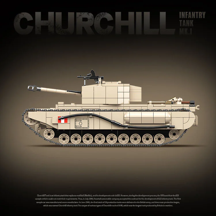 British Army Churchill MK.I Infantry Tank QUANGUAN 100238 image 6