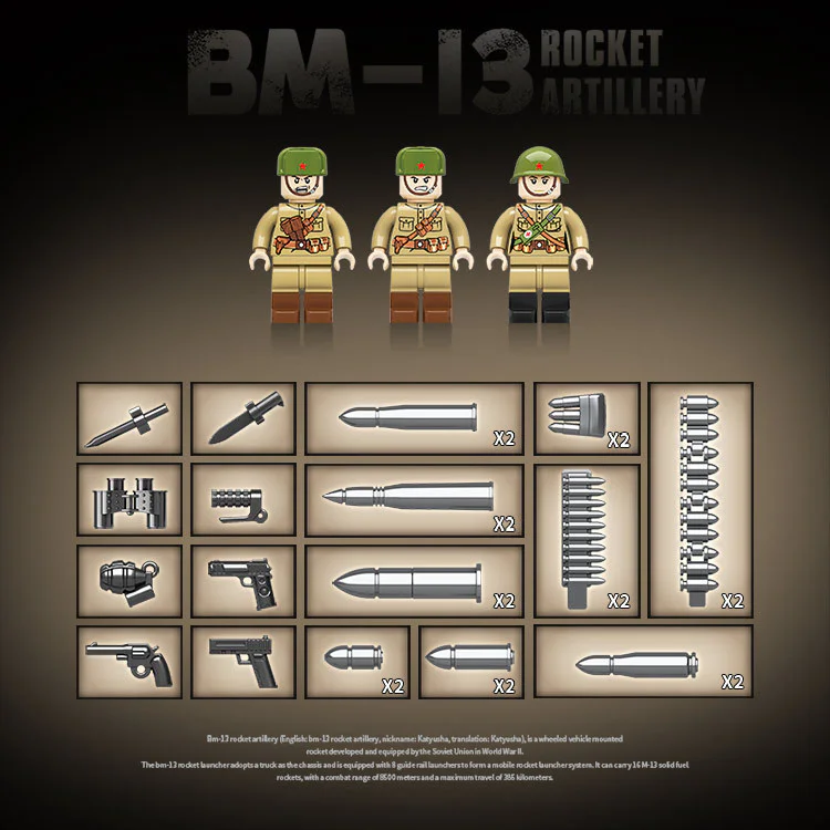 KATYUSHA MULTI-LAUNCH ROCKET BM-13 QUANGUAN 100240 image 8