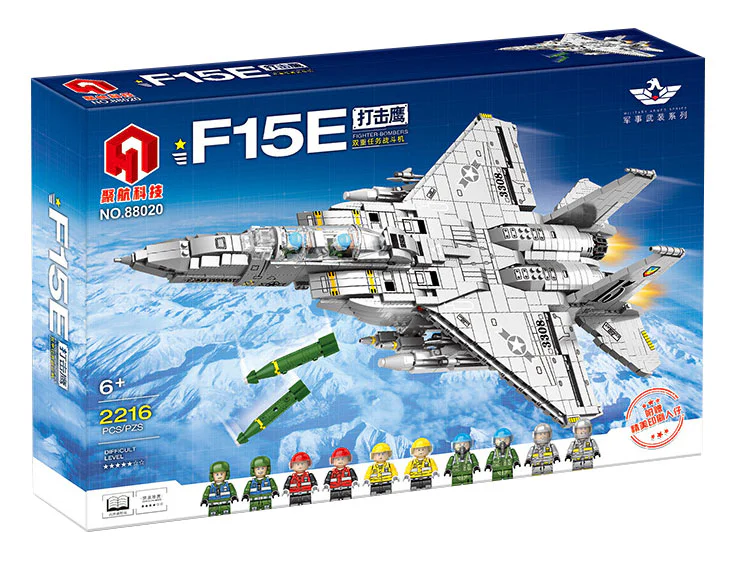 F-15E Strike Eagle Dual-Risk Combat Fighter Jet 聚航科技 88020 image 5