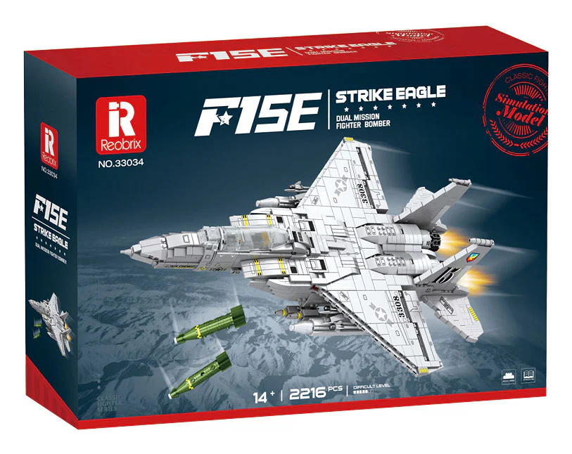 F-15E Strike Eagle Dual-Risk Combat Fighter Jet 聚航科技 88020 image 6