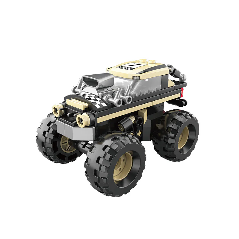 Off-Road World: Modified Monster Truck and Rebuilt Car 佳奇积木 JAKI JK9031 image 1