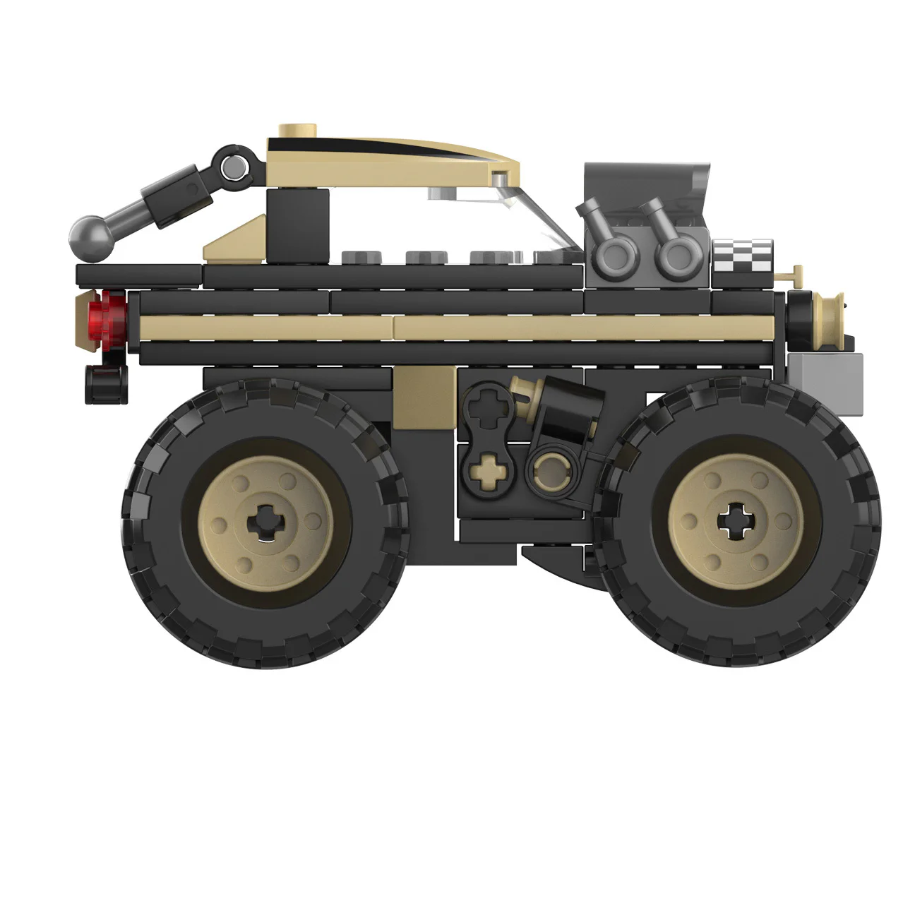 Off-Road World: Modified Monster Truck and Rebuilt Car 佳奇积木 JAKI JK9031 image 4
