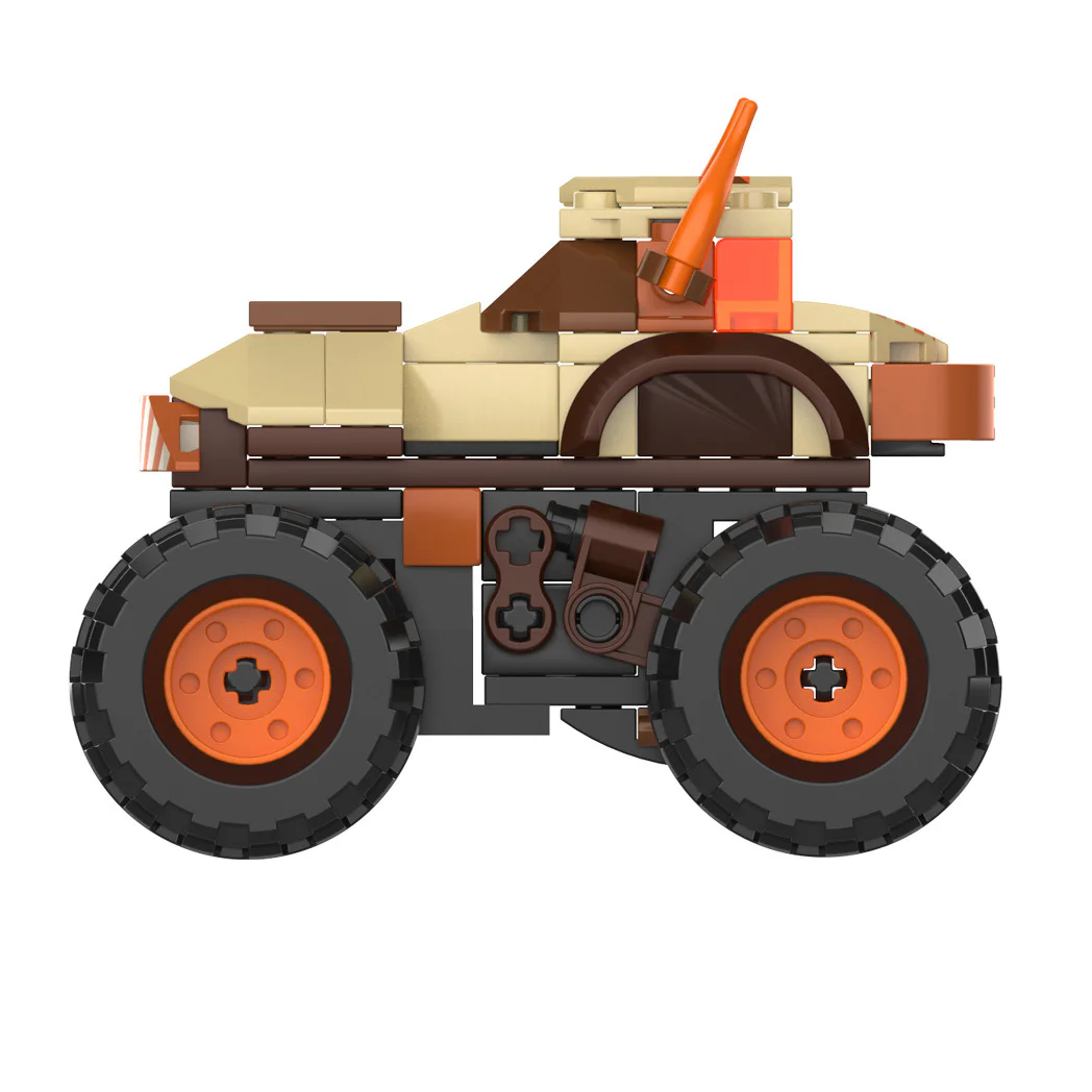 Autoworld: Wild Buffalo Bigfoot Rover 佳奇积木 JAKI JK9036 image 5