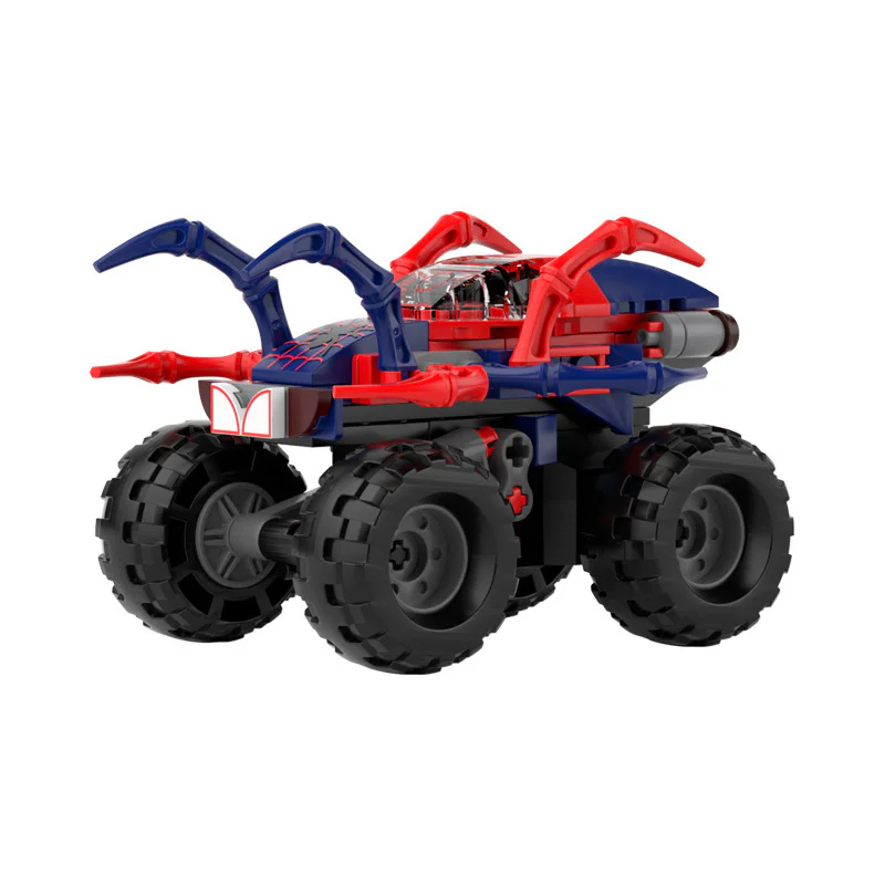 Car World: Wild Spider Big Foot Car Rebound Car 佳奇积木 JAKI JK9038 image 1