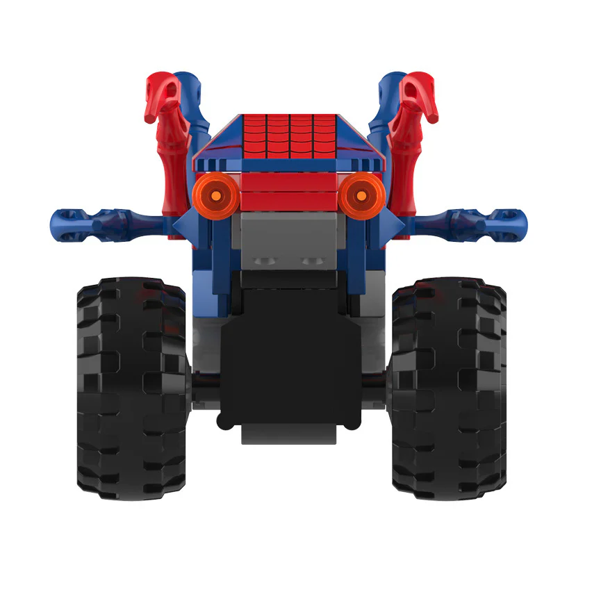 Car World: Wild Spider Big Foot Car Rebound Car 佳奇积木 JAKI JK9038 image 3