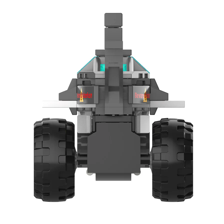 Autoworld: Wild Black Shark Bigfoot Resuscitation 佳奇积木 JAKI JK9037 image 5