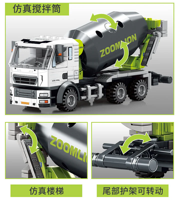 Chongryon Section: concrete mixed transport vehicle 森宝 SEMBO 705100 image 1