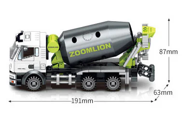 Chongryon Section: concrete mixed transport vehicle 森宝 SEMBO 705100 image 2