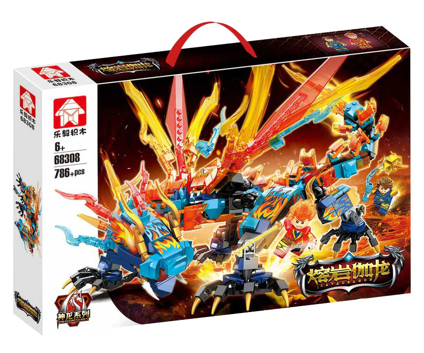 Dragon: lava galone 乐毅积木 68308