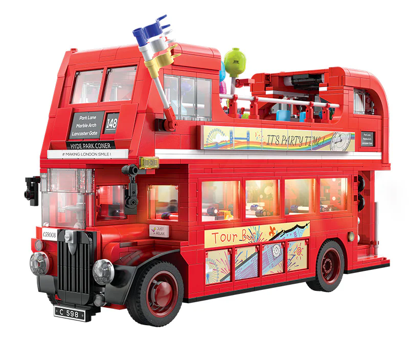 London retro-tourism bus 咔搭 CaDA/双鹰 DoubleE C59008