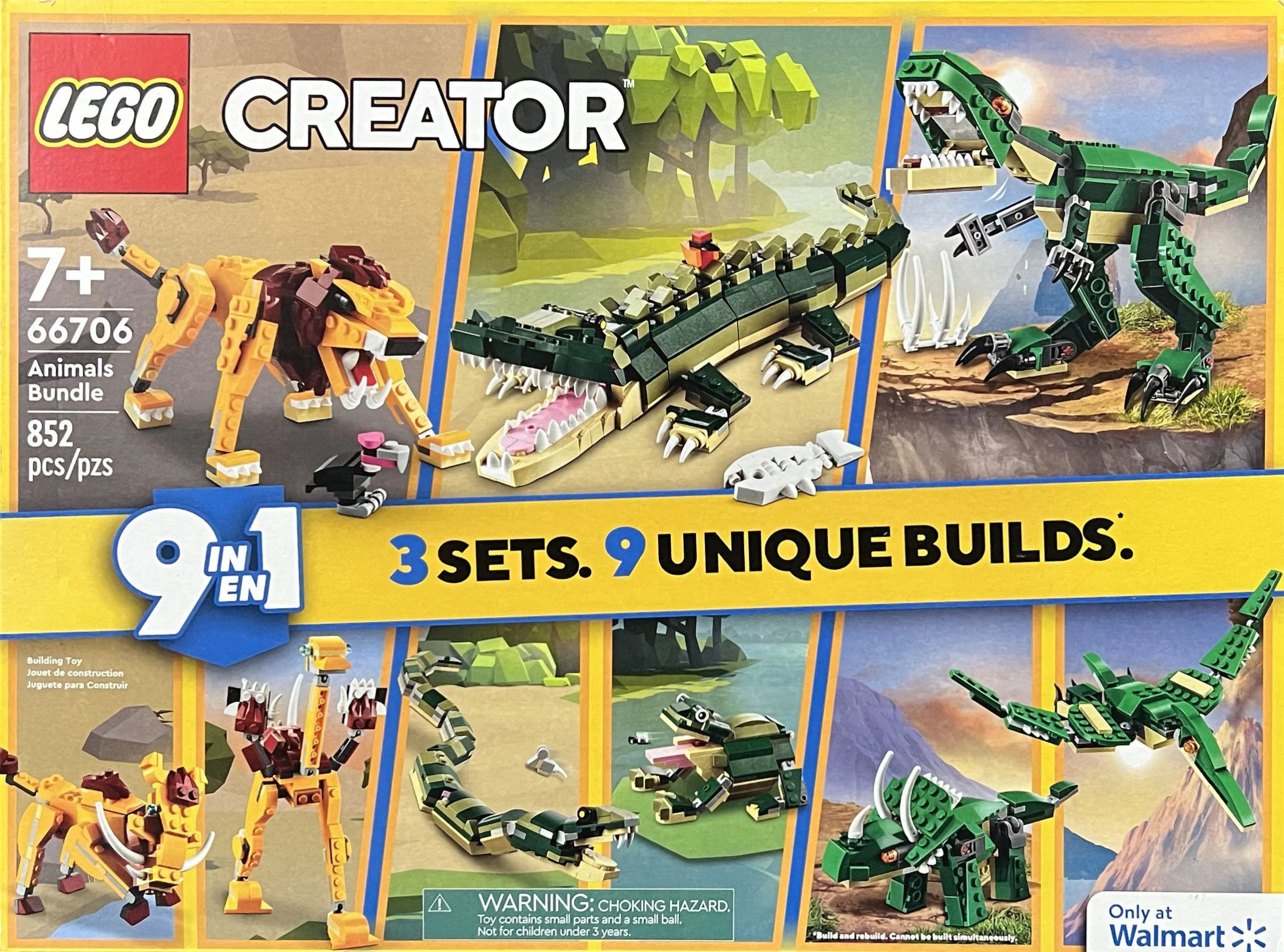 Puzzle Animal Bundle Set 乐高 LEGO 66706 image 1