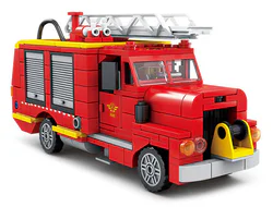 Foam fire truck