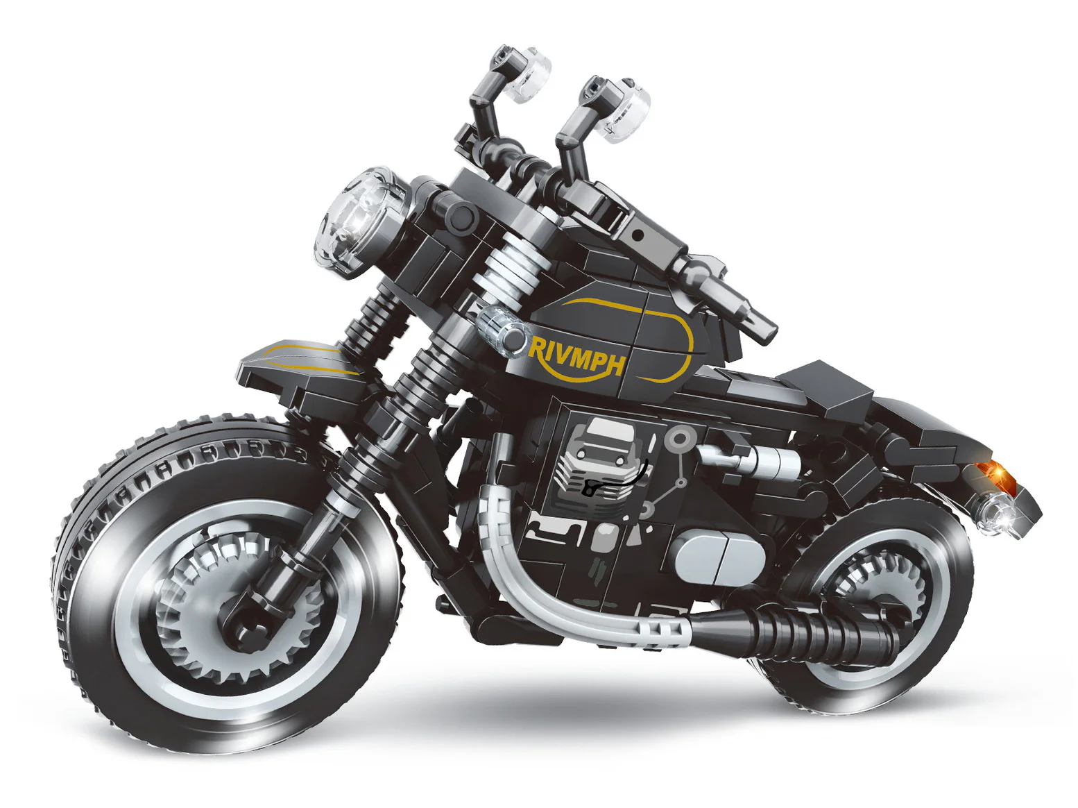 Speed Ride: The Triumph Bobber Motorcycle 明迪 minGDi/磊宝 LEIBAO 8156