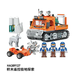 Remotely-controlled polar exploration of electric blocks