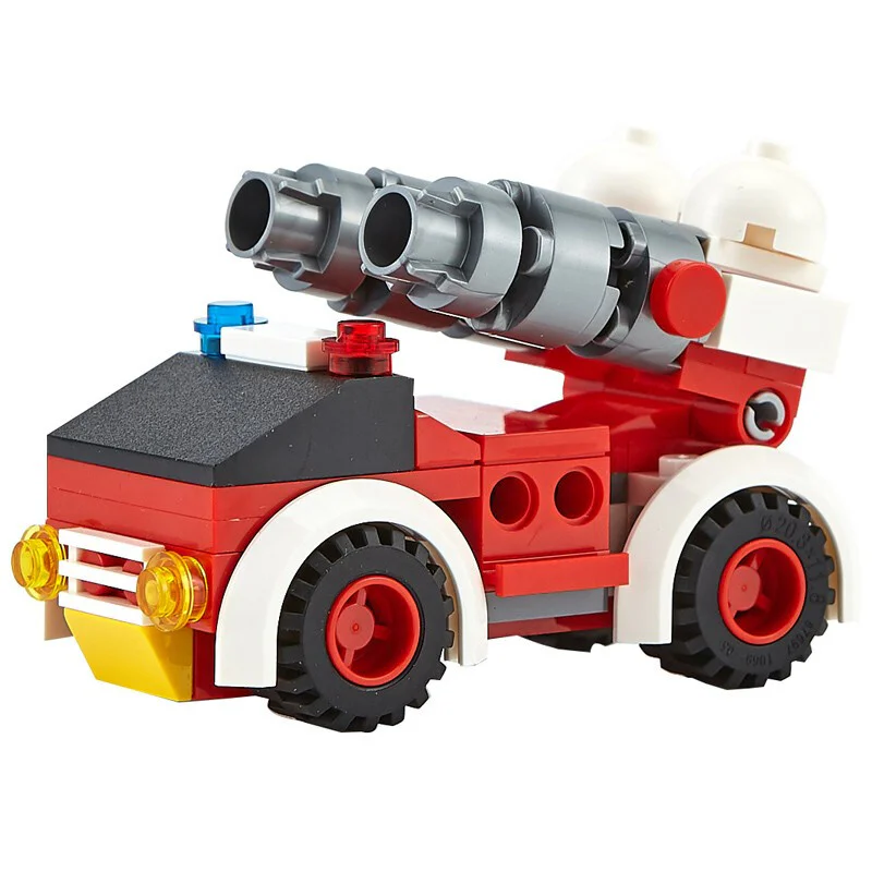 Multifunctional recovery fire truck 维思积木 WISEBLOCK/奥迪双钻 HA385601 image 1