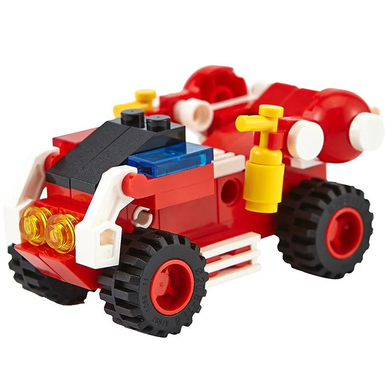 Multifunctional recovery fire truck 维思积木 WISEBLOCK/奥迪双钻 HA385601 image 3