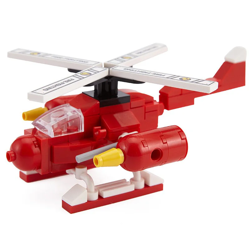 Multifunctional recovery fire truck 维思积木 WISEBLOCK/奥迪双钻 HA385601 image 5