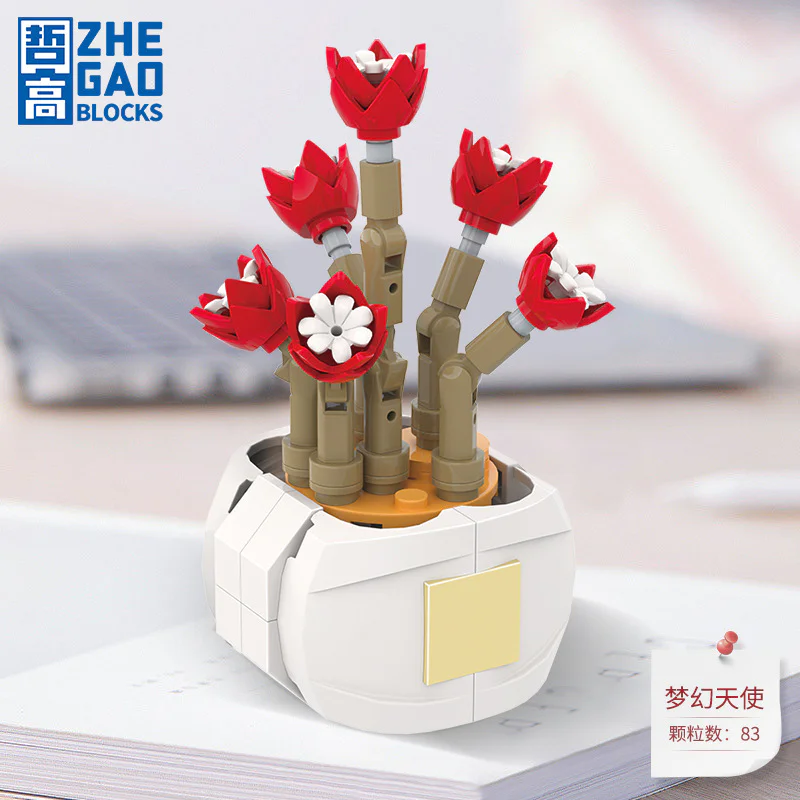 Flowers: Dream angels, meat 哲高 ZHEGAO DS1017 image 2