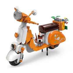 Pet store lamb motorcycle (Orange)