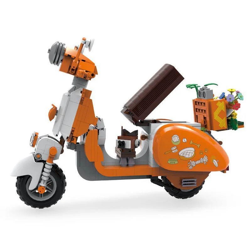 Pet store lamb motorcycle (Orange) 哲高 ZHEGAO 00323 image 1