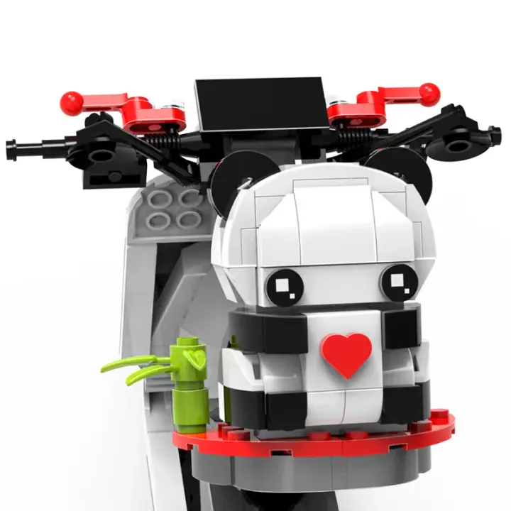 Panda little lamb motorcycle 哲高 ZHEGAO 00326 image 4