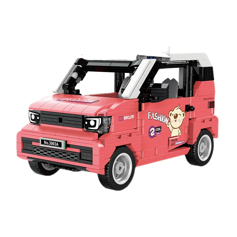 Internet celebrity mini car 迪库 DECOOL/酷小砖 BrickCool 3903A