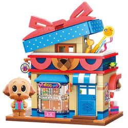 Cute Street Playful Dog: Teddy Toy House