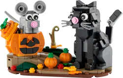 Halloween cats and mice