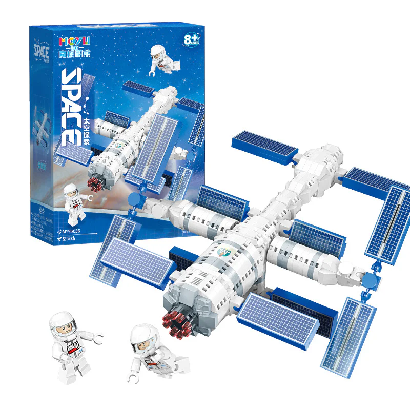 Space exploration: space station 魔域积木 MOYUBLOCK MY95036