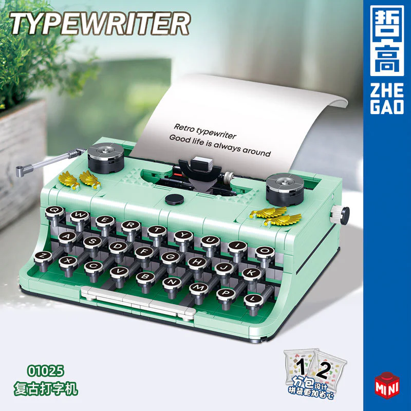 Retro typewriter 哲高 ZHEGAO 01025 image 1