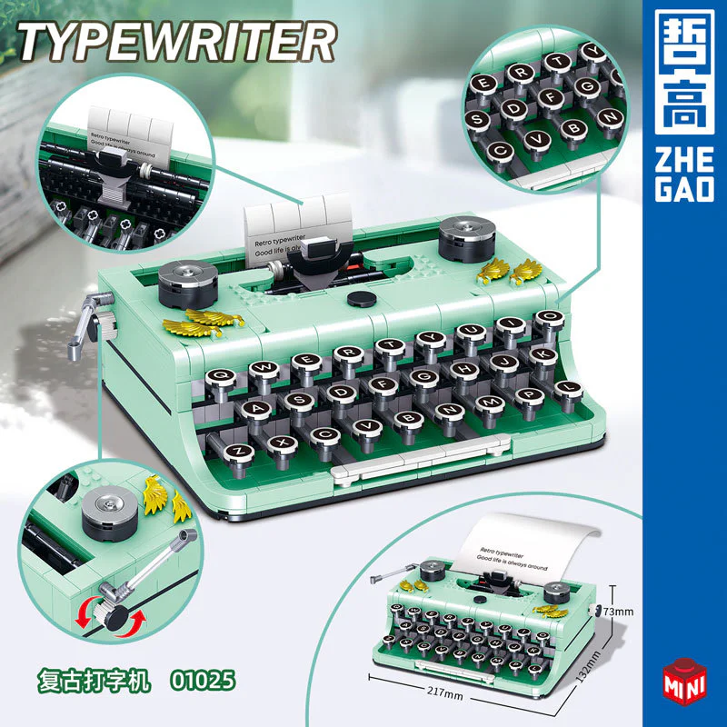 Retro typewriter 哲高 ZHEGAO 01025 image 2