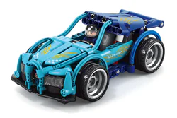 Building technology car: technology racing car. Thunder-resilient
