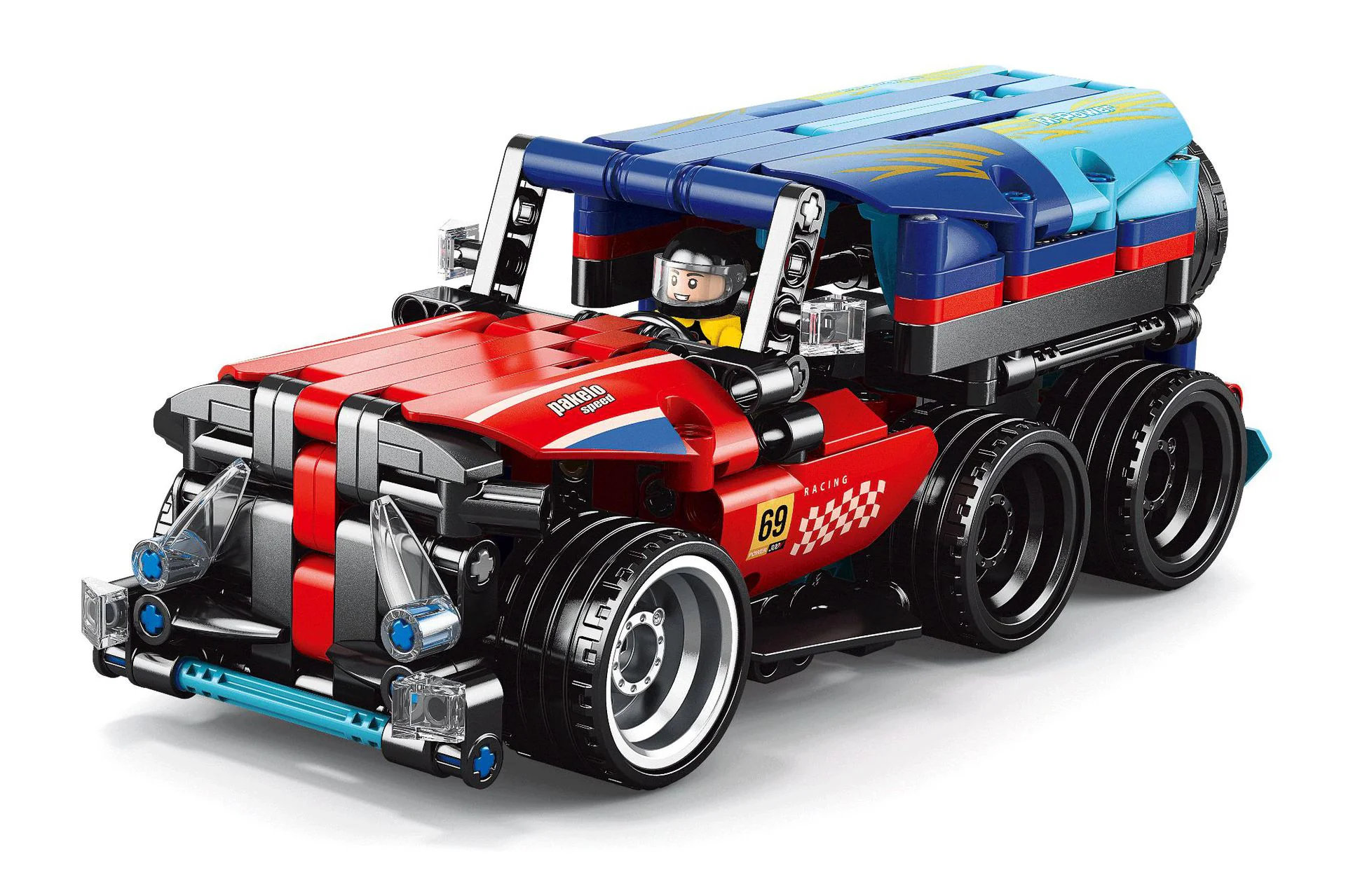 Blocktech Racing: Red Storm Turbocharged Car 澳可 AchKo 60036 image 2