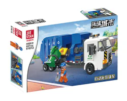 Global cities: automated garbage truck