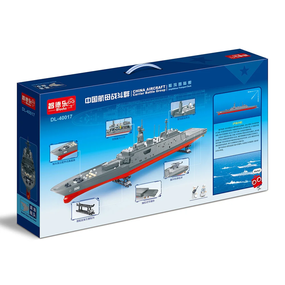 Chinese carrier battle group: Landing ship Type 071 智德乐ZDEL DL-40017 image 2