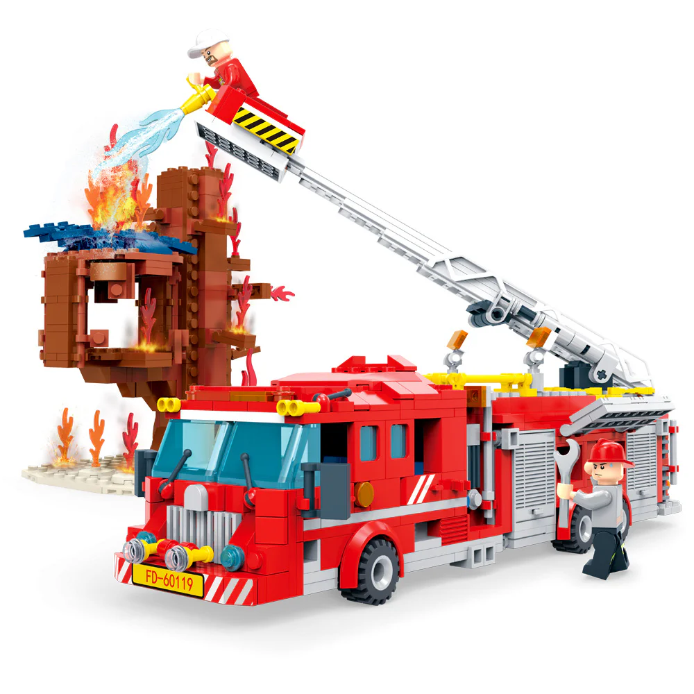 Sunshine Small: The Flaming Shadow Heroes: Forest Fire Elevator Rescue 智德乐ZDEL DL-20002