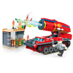 Sunshine Town: Ninja Heroes: Forest Firefighting Water Cannon Truck
