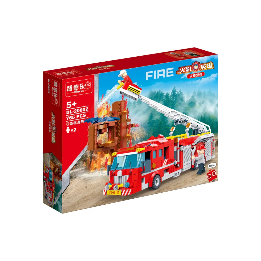 Sunshine Small: The Flaming Shadow Heroes: Forest Fire Elevator Rescue 智德乐ZDEL DL-20002 image 1