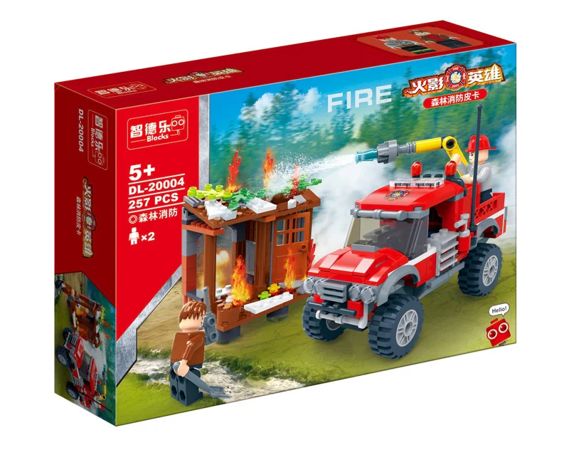 Sunshine Small: Fire Shadow Heroes: Forest Fire Pitt 智德乐ZDEL DL-20004 image 1