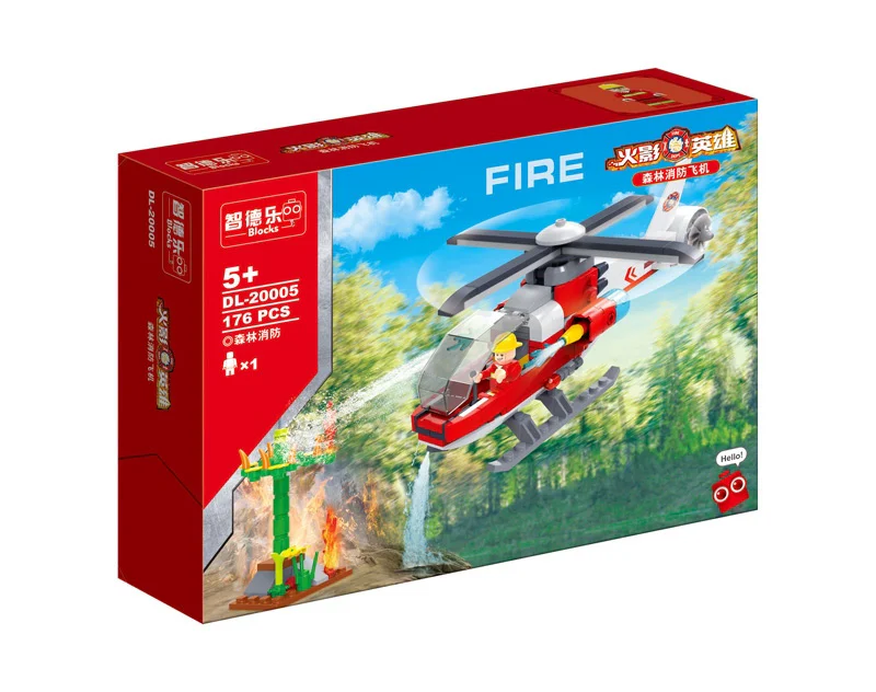 Sunshine Small: The Fire Shadow Heroes: Forest Fire Aircraft 智德乐ZDEL DL-20005 image 1
