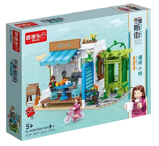 Bristol Street European-style street scene building: Whimsical small shopfront. 智德乐ZDEL DL-50202 image 1