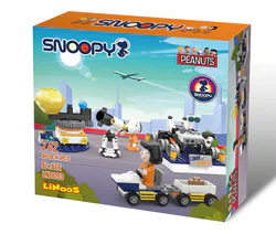 Snoopy goes to the moon.