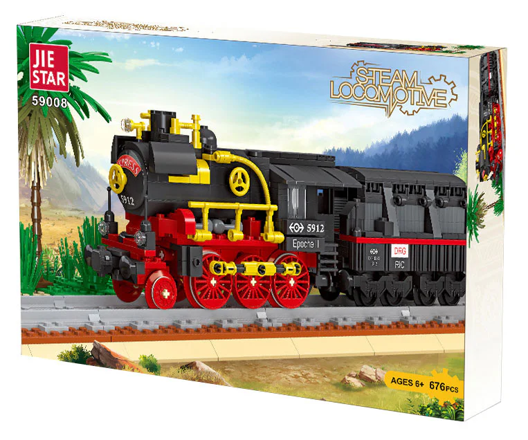 Steam train 杰星 JIESTAR 59008 image 2