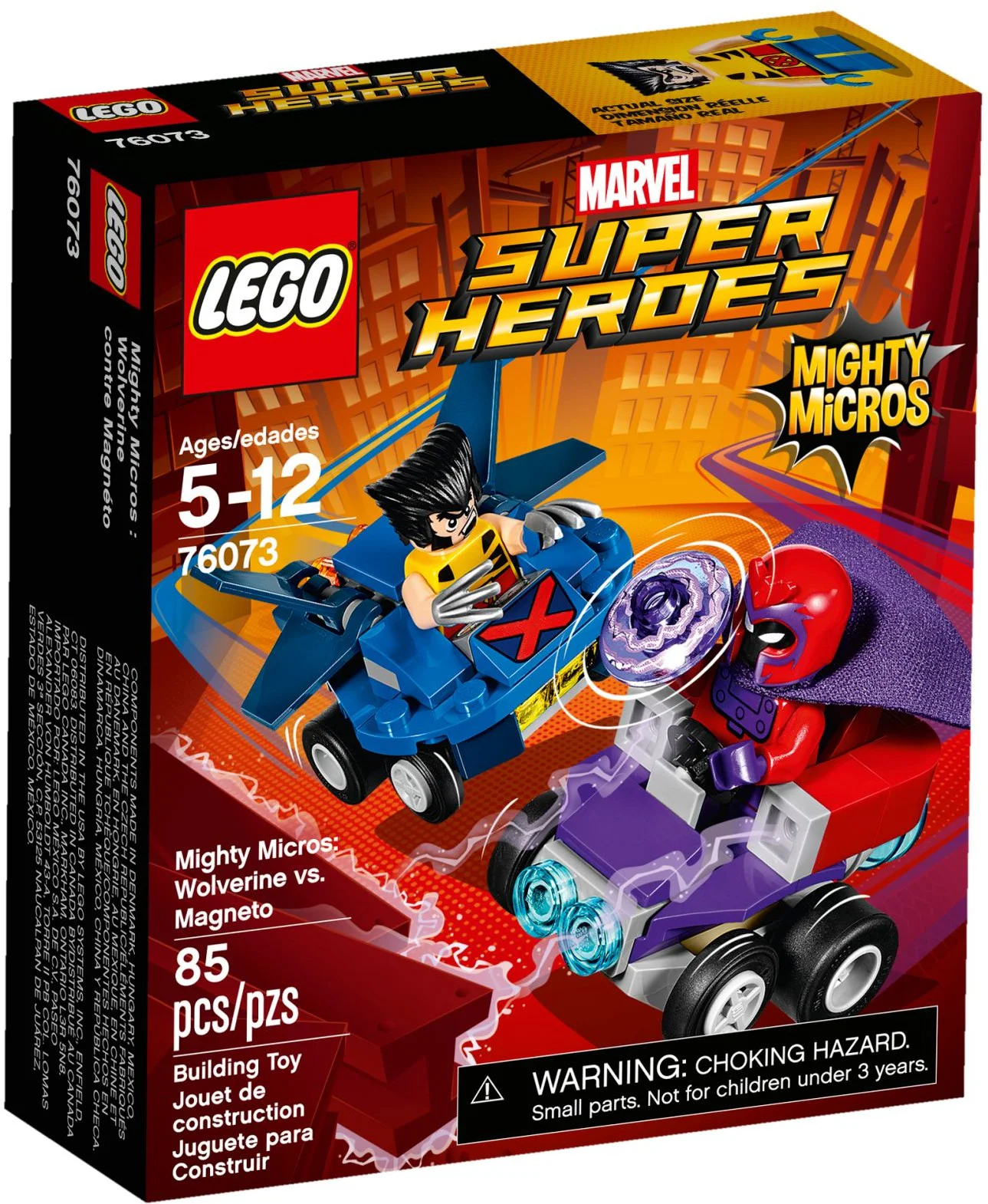 Miniature War Tank: Wolverine vs Magneto 10672 image 1
