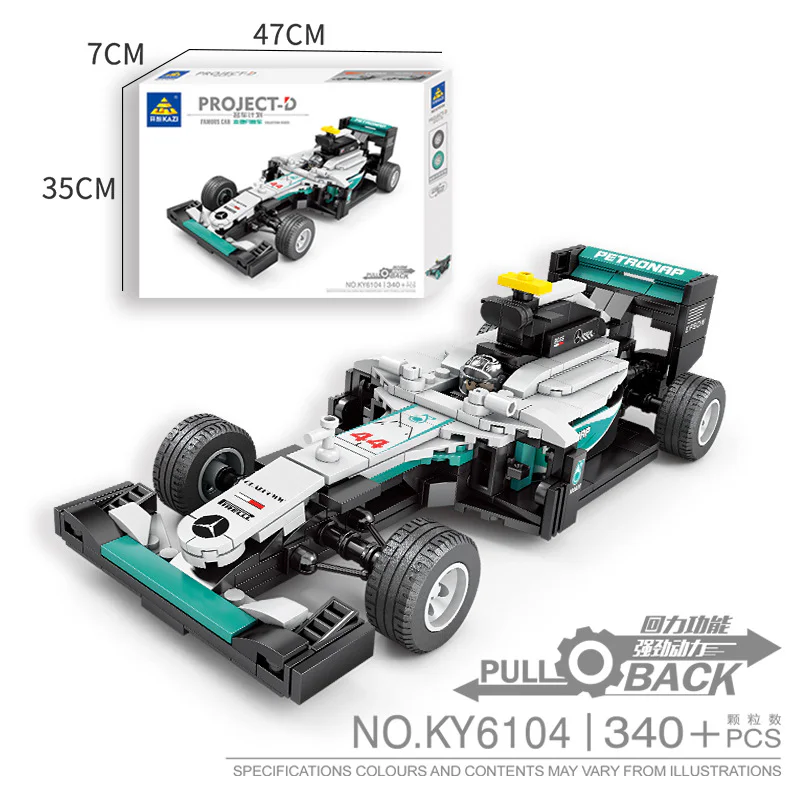 PLAN: BENZ F1 RACE ROVER 开智 KAZI/高博乐 GBL KY6104 image 1