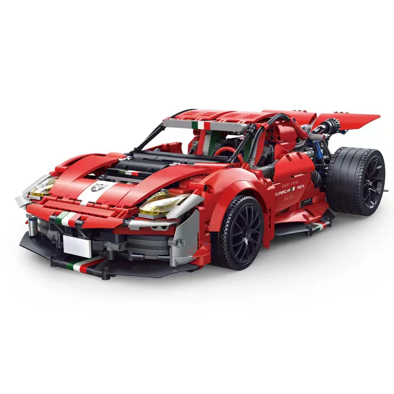 The red sword, Ferrari, 488 迪库 DECOOL/酷小砖 BrickCool KC015